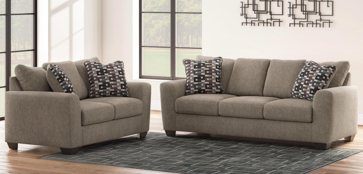 Triston-Peaks Suede Living Room Collection