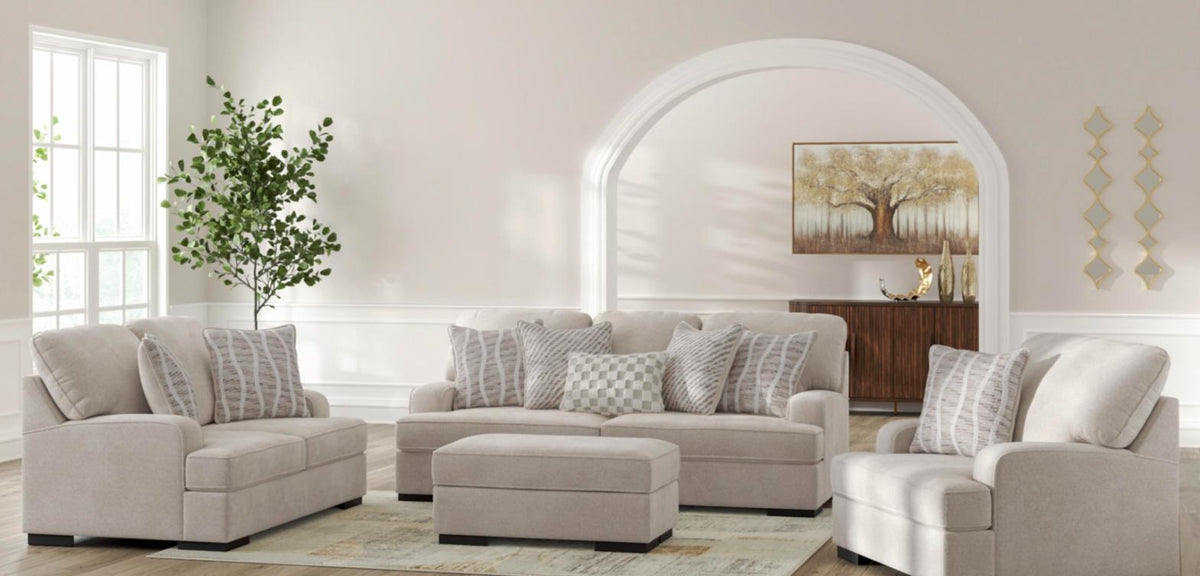 High Profile Taupe Living Room Collection