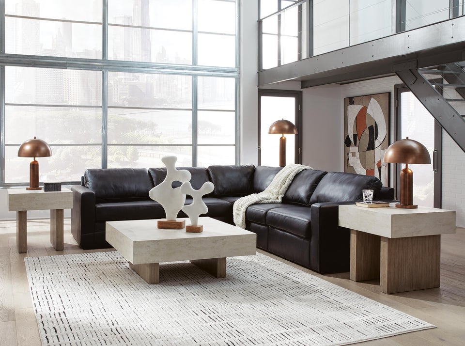 Modmax II Black Living Room Collection
