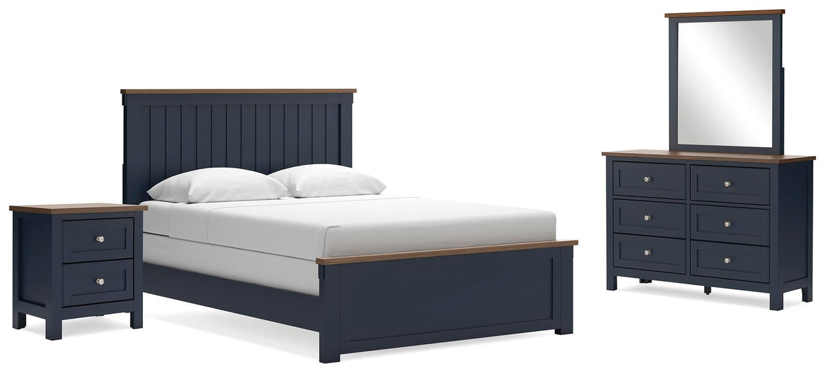 Landocken Brown/Blue Bedroom Collection