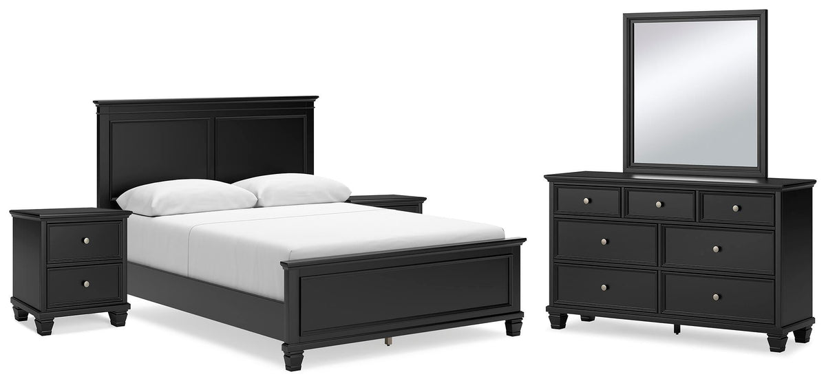 Lanolee Black Bedroom Collection