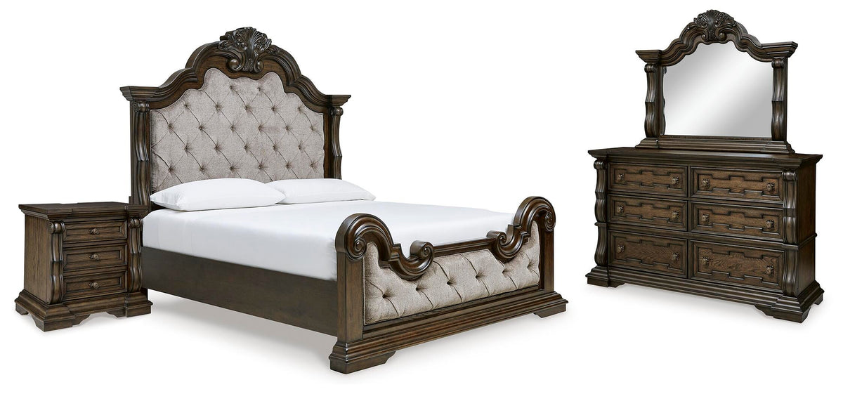 Maylee Dark Brown Bedroom Collection