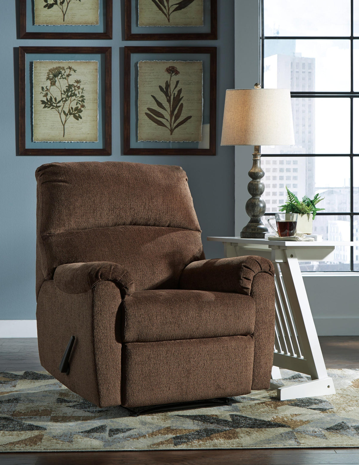 Nerviano Zero Wall Recliner (Chocolate)