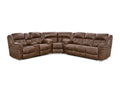 Frontier Dark Brown Manual Reclining Sectional