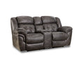 Frontier Reclining Console Loveseat in Charcoal