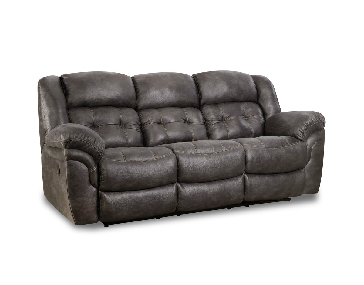 Frontier Reclining Sofa in Charcoal