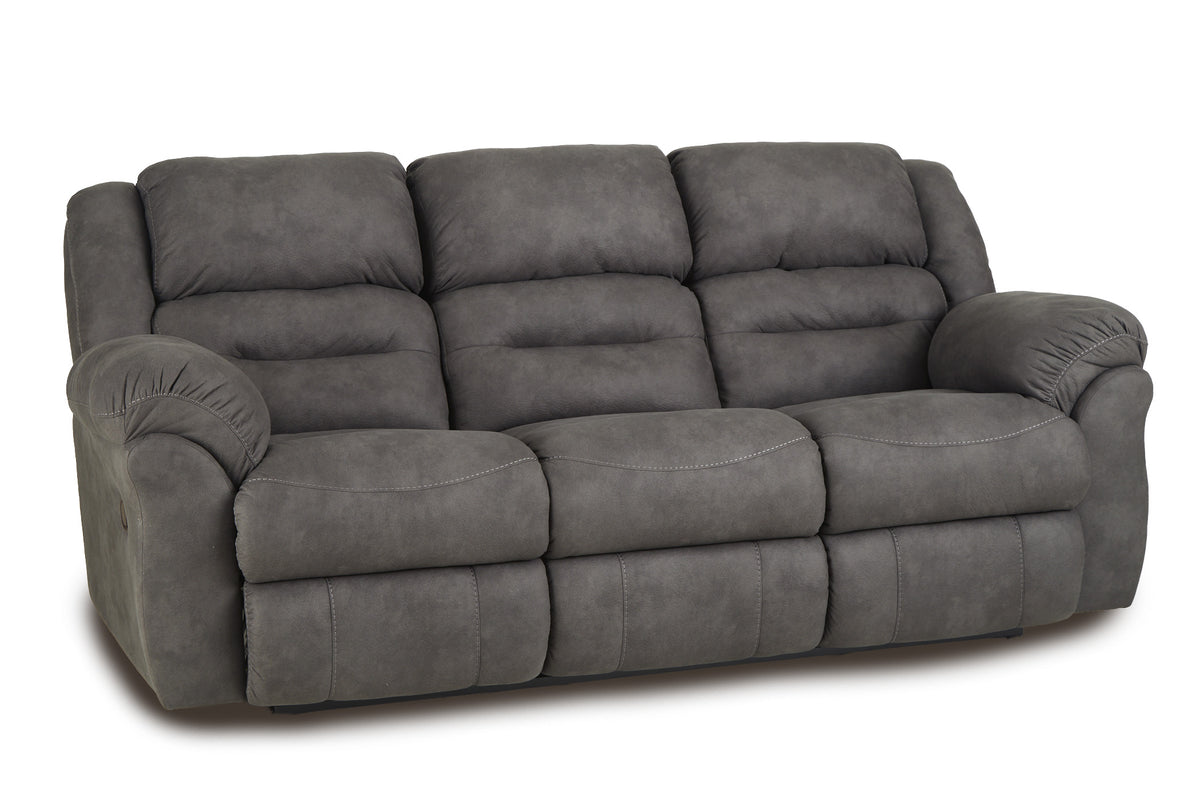 Gambler Reclining Sofa in Dark Shadow