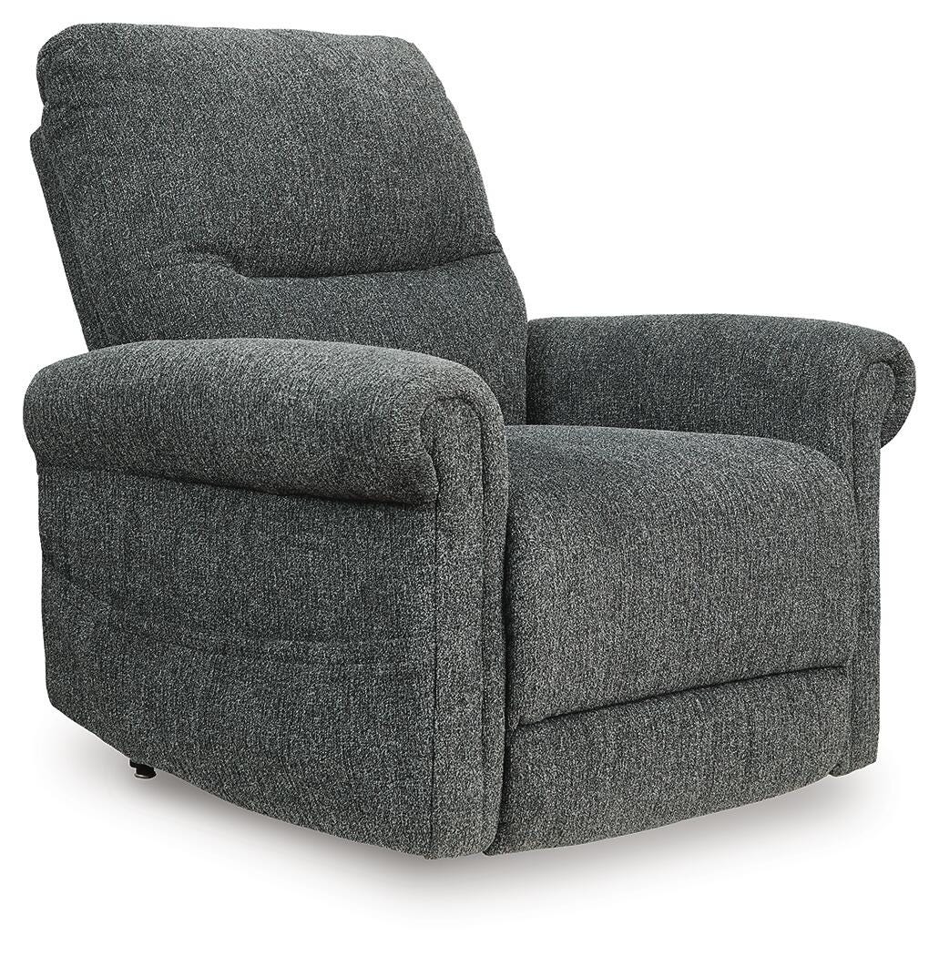 Aureta Charcoal Dual Motor Lift Chair W/Heat/Massage