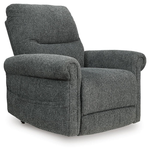 Aureta Charcoal Dual Motor Lift Chair W/Heat/Massage