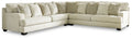 Rawcliffe Parchment 3-Piece Sectional