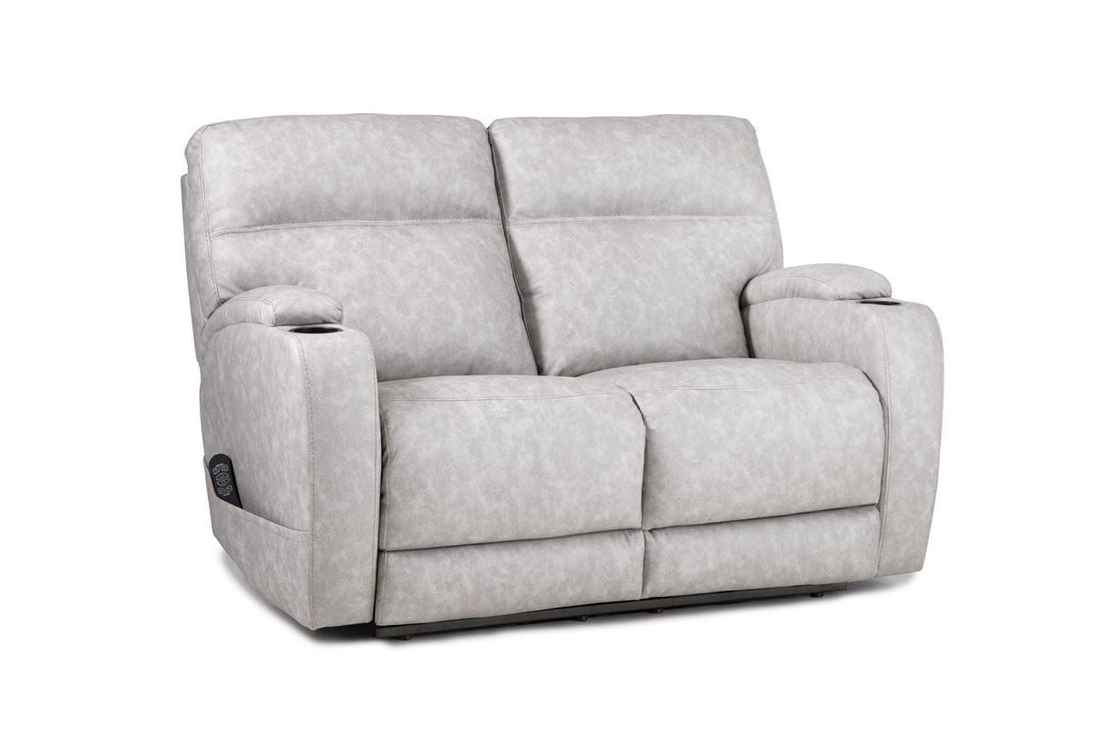 Jaguar Triple Power Loveseat in Pebble