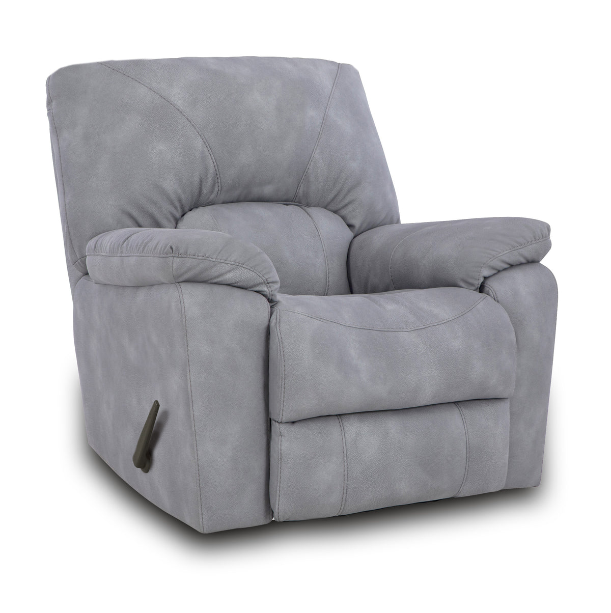 Rhino Rocker Recliner in Grey