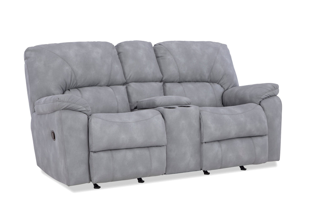 Rhino Rocking Reclining Console Loveseat