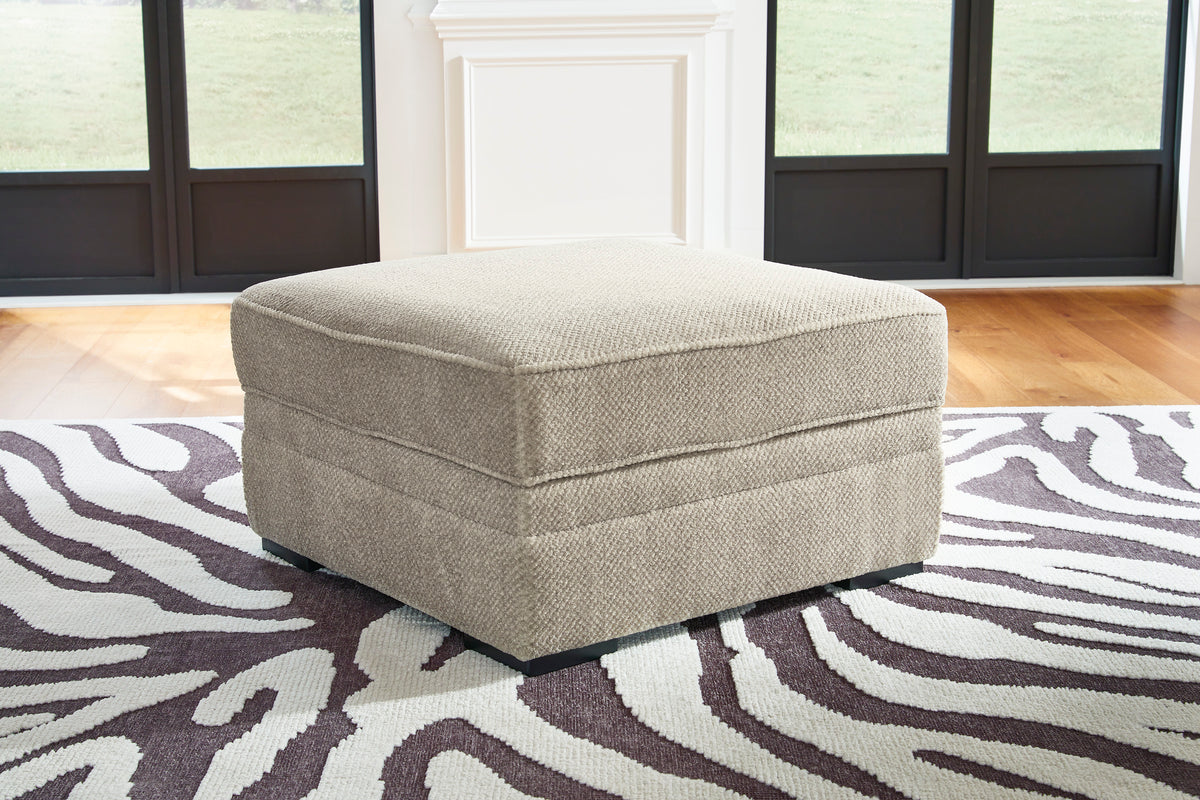 Calnita Sisal Ottoman With Storage