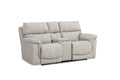 Cosmo Triple Power Zero Gravity Loveseat in Taupe