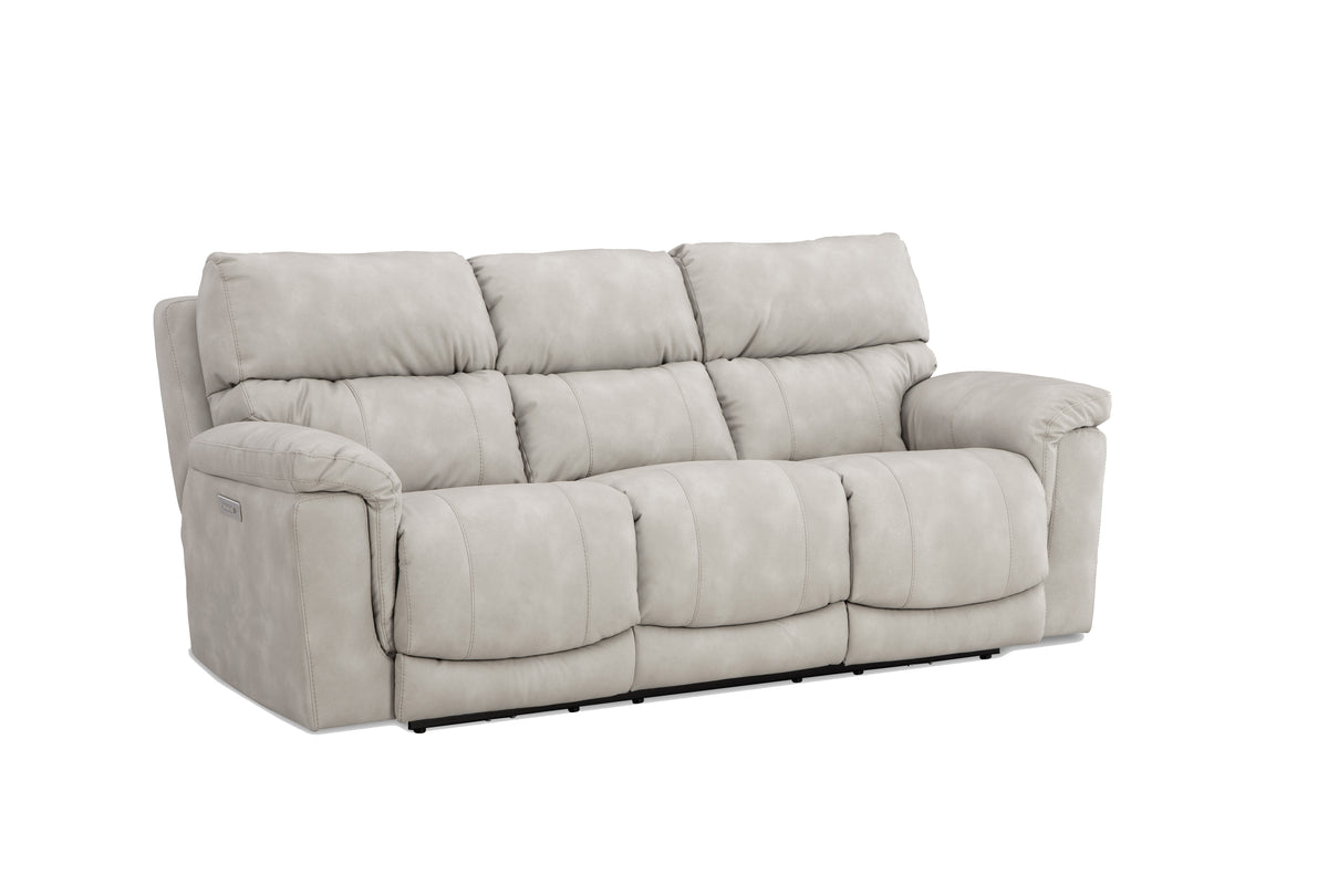 Cosmo Triple Power Zero Gravity Sofa in Taupe
