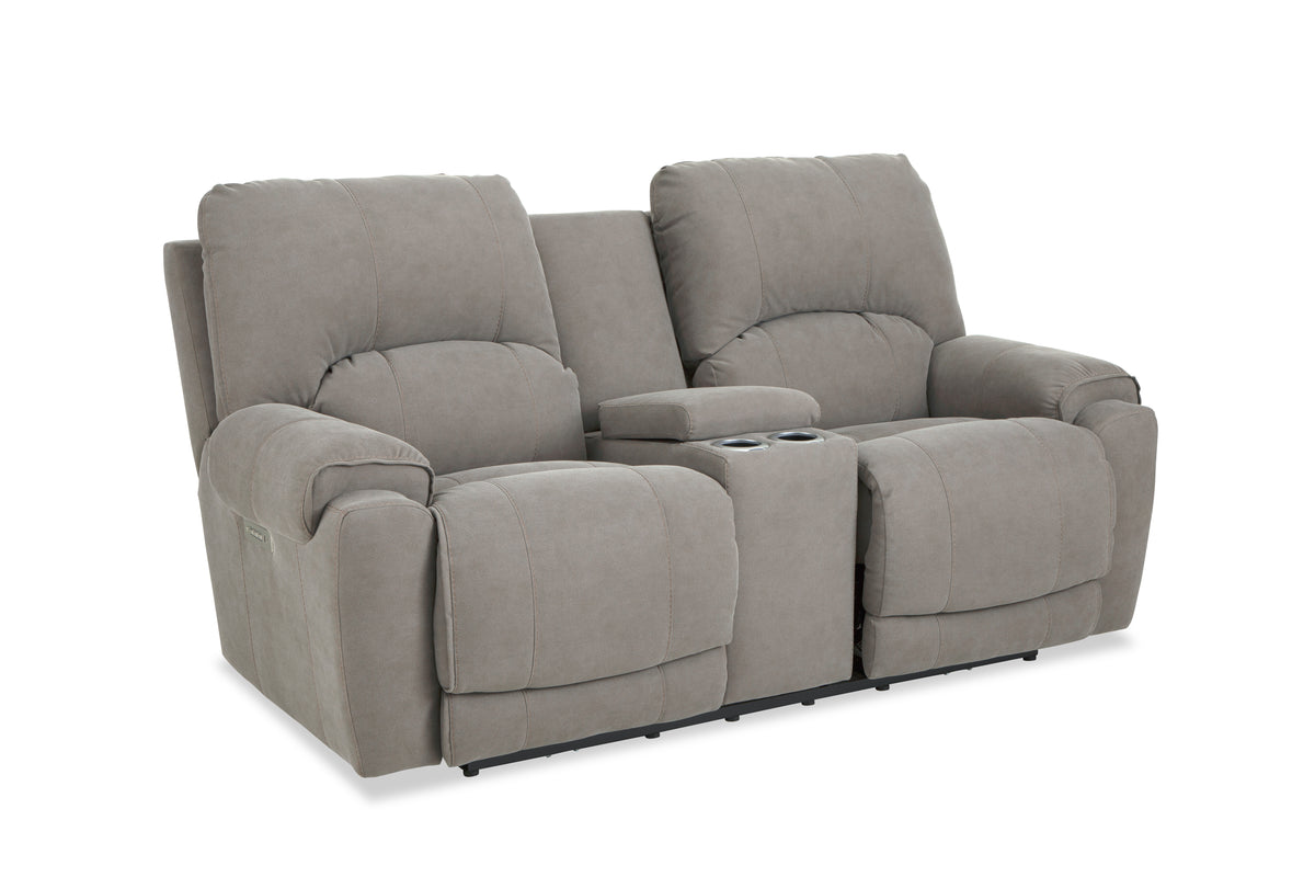 Show-Time Triple Power Zero Gravity Loveseat in Tan