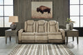 Next-Gen Durapella Sand Pwr Rec Sofa With Adj Headrest