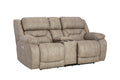 Skywalker Triple Power Loveseat in Fog
