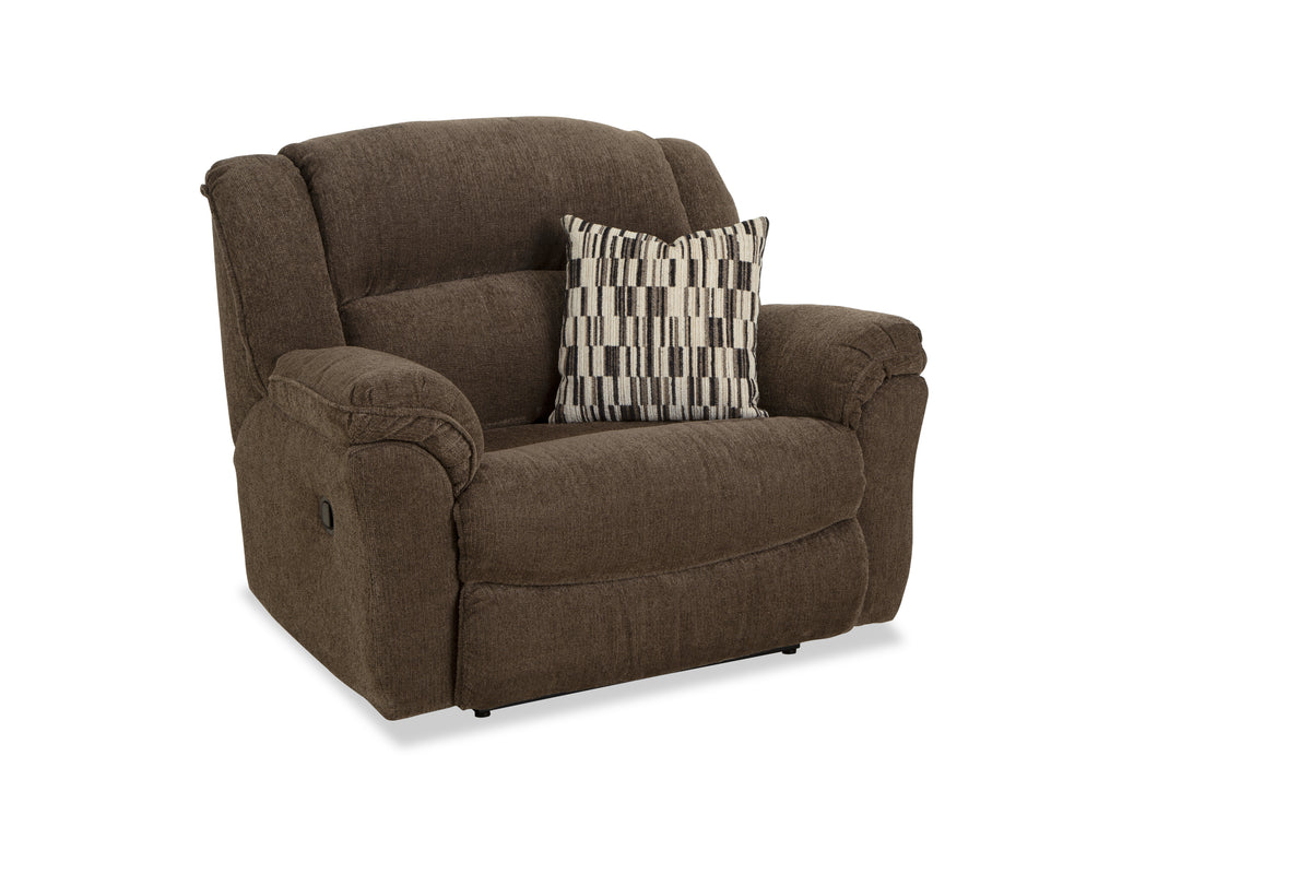 Cyclone Chair-and-a-Half Recliner in Coffee Bean