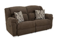 Cyclone Reclining Sofa in Coffee Bean