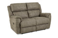 Milan Reclining Loveseat in Tan