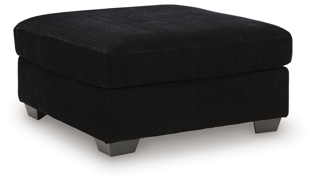 Simplejoy Onyx Oversized Accent Ottoman