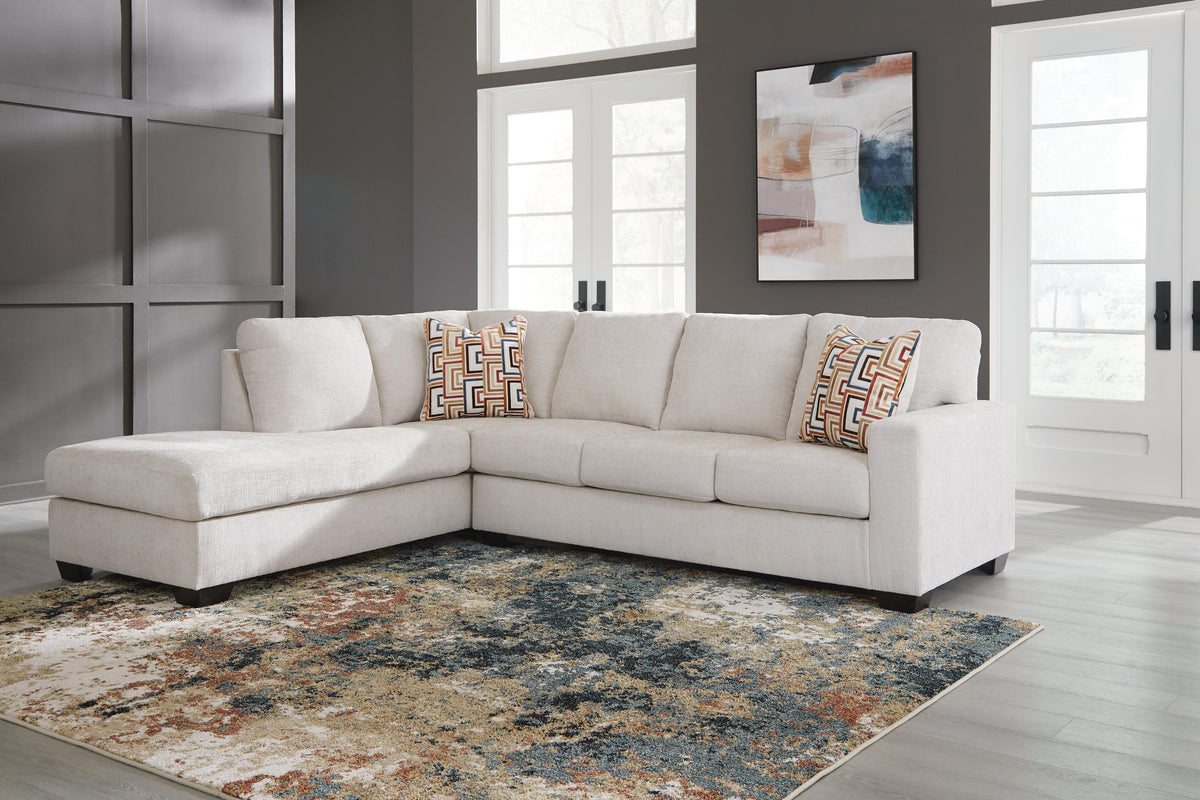 Aviemore Stone 2-Piece Sectional - Left-Arm-Facing Corner Chaise