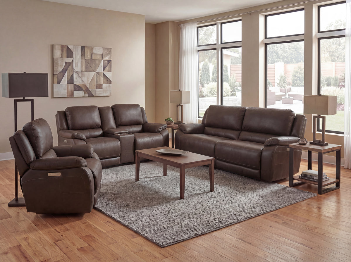 Dreamer Triple Power Zero Gravity Console Loveseat