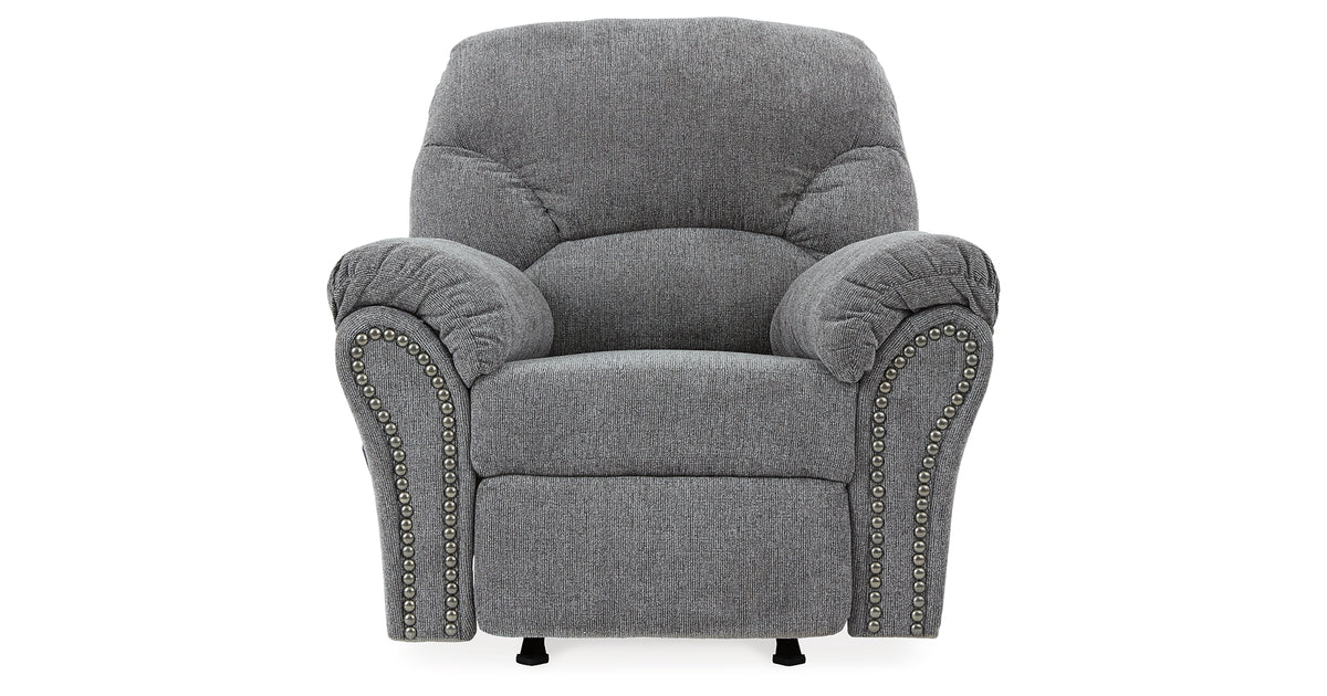 Allmaxx Pewter Rocker Recliner