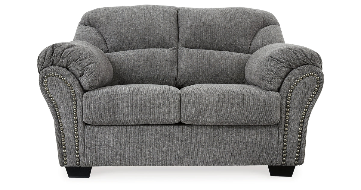 Allmaxx Pewter Loveseat