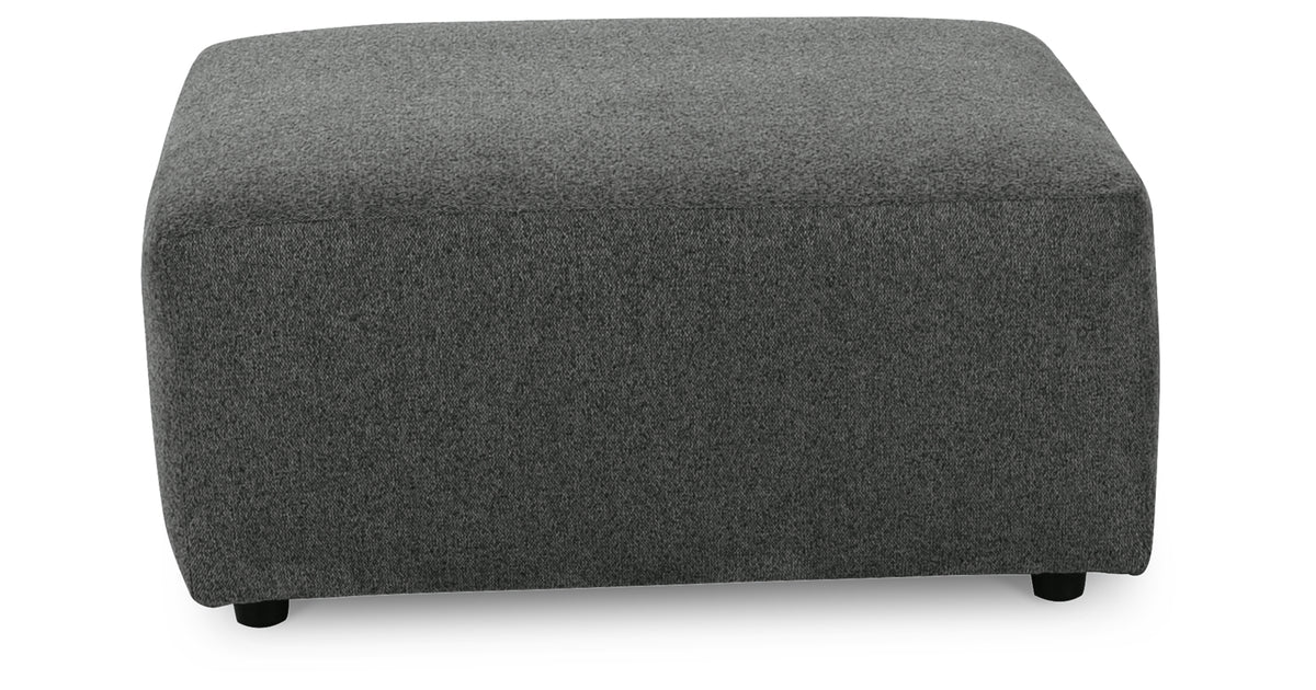 Edenfield Charcoal Oversized Accent Ottoman