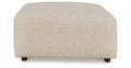 Edenfield Linen Oversized Accent Ottoman