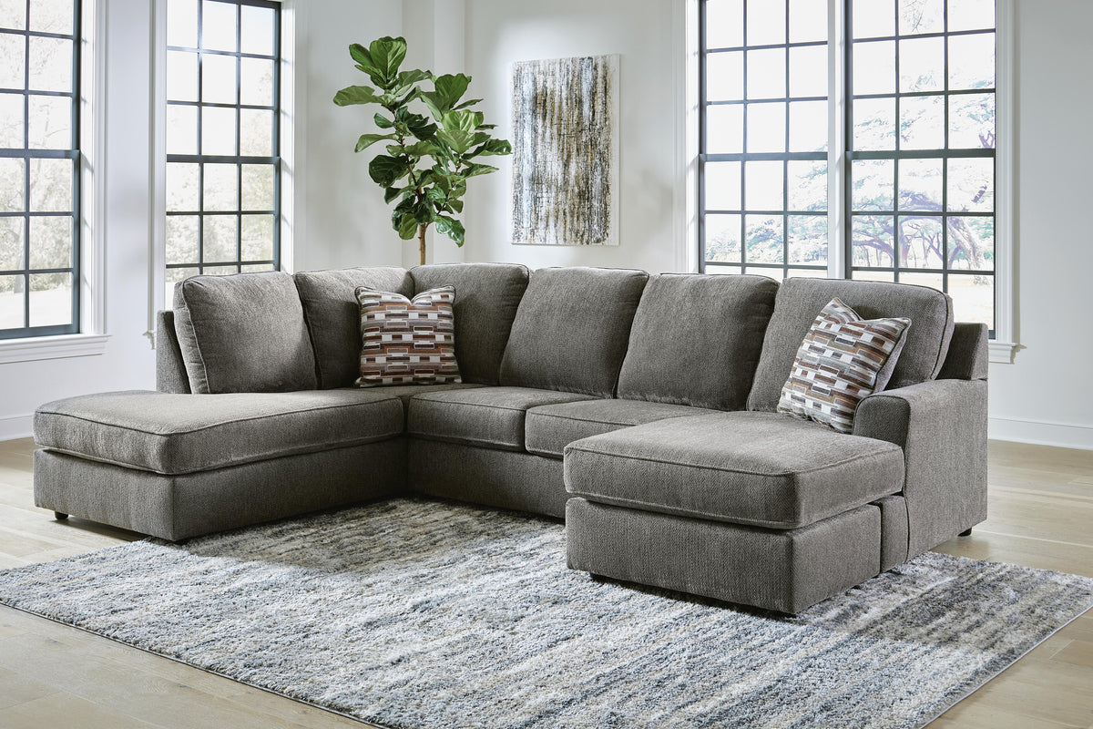 O Phannon 2-Piece Sectional - Right-Arm-Facing Sofa Chaise