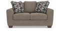Triston-Peaks Suede Loveseat
