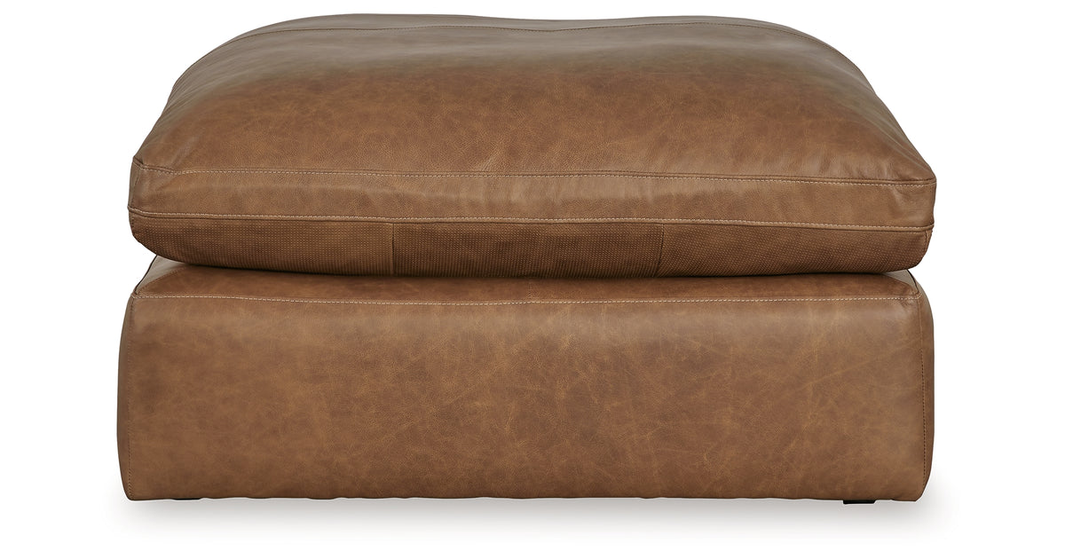 Emilia Caramel Oversized Accent Ottoman