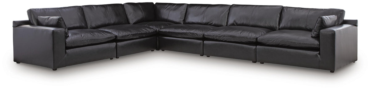 Emilia Black Modular Sectional
