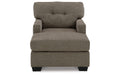 Mahoney Chocolate Chaise
