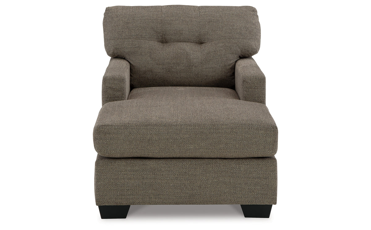 Mahoney Chocolate Chaise