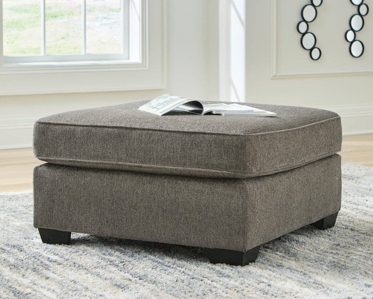 Olten Graphite Oversized Accent Ottoman