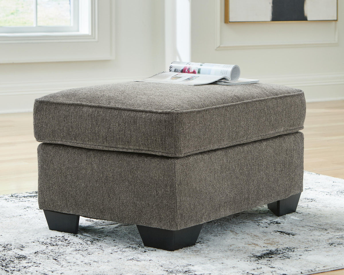 Olten Graphite Ottoman