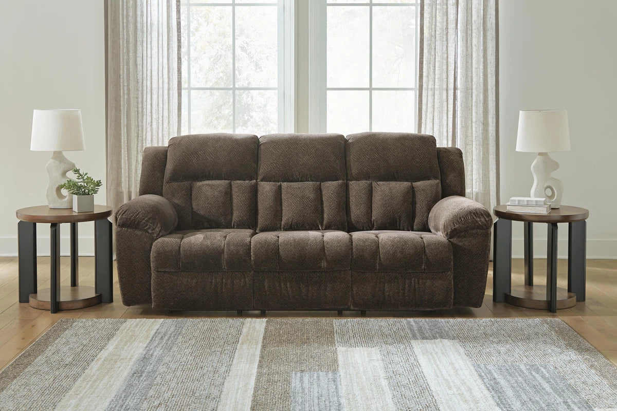 Frohn Chocolate Reclining Sofa