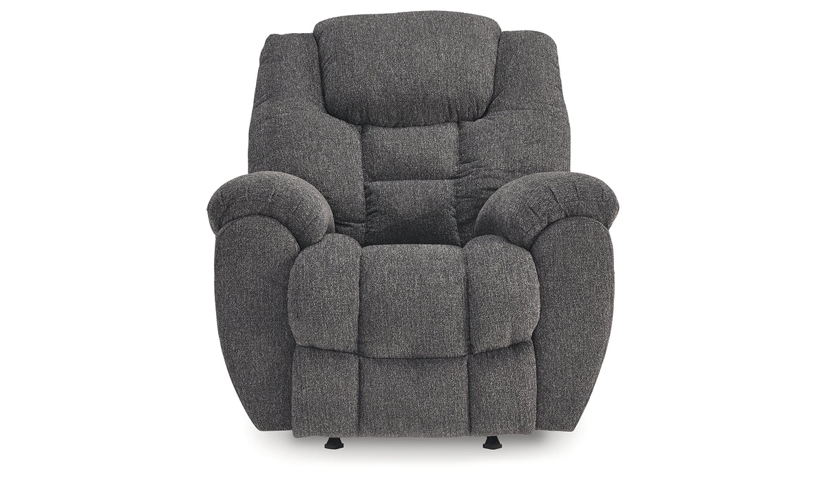 Foreside Charcoal Rocker Recliner