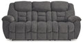 Foreside Charcoal Reclining Sofa