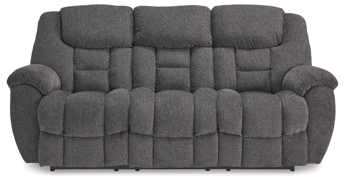 Foreside Charcoal Reclining Sofa