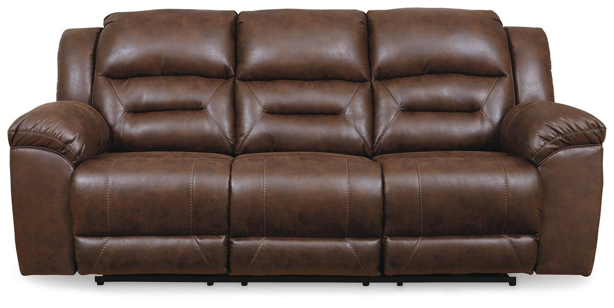 Stoneland Chocolate Power Reclining Sofa