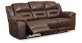 Stoneland Chocolate Reclining Sofa