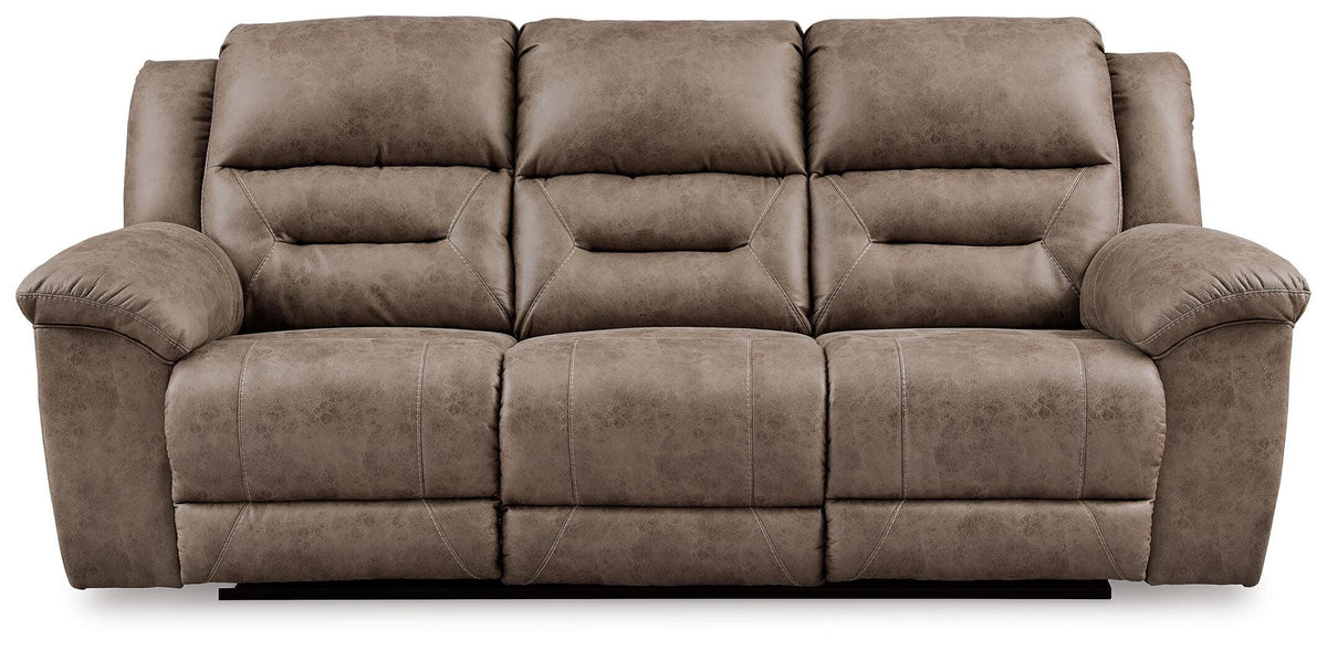Stoneland Fossil Reclining Power Sofa