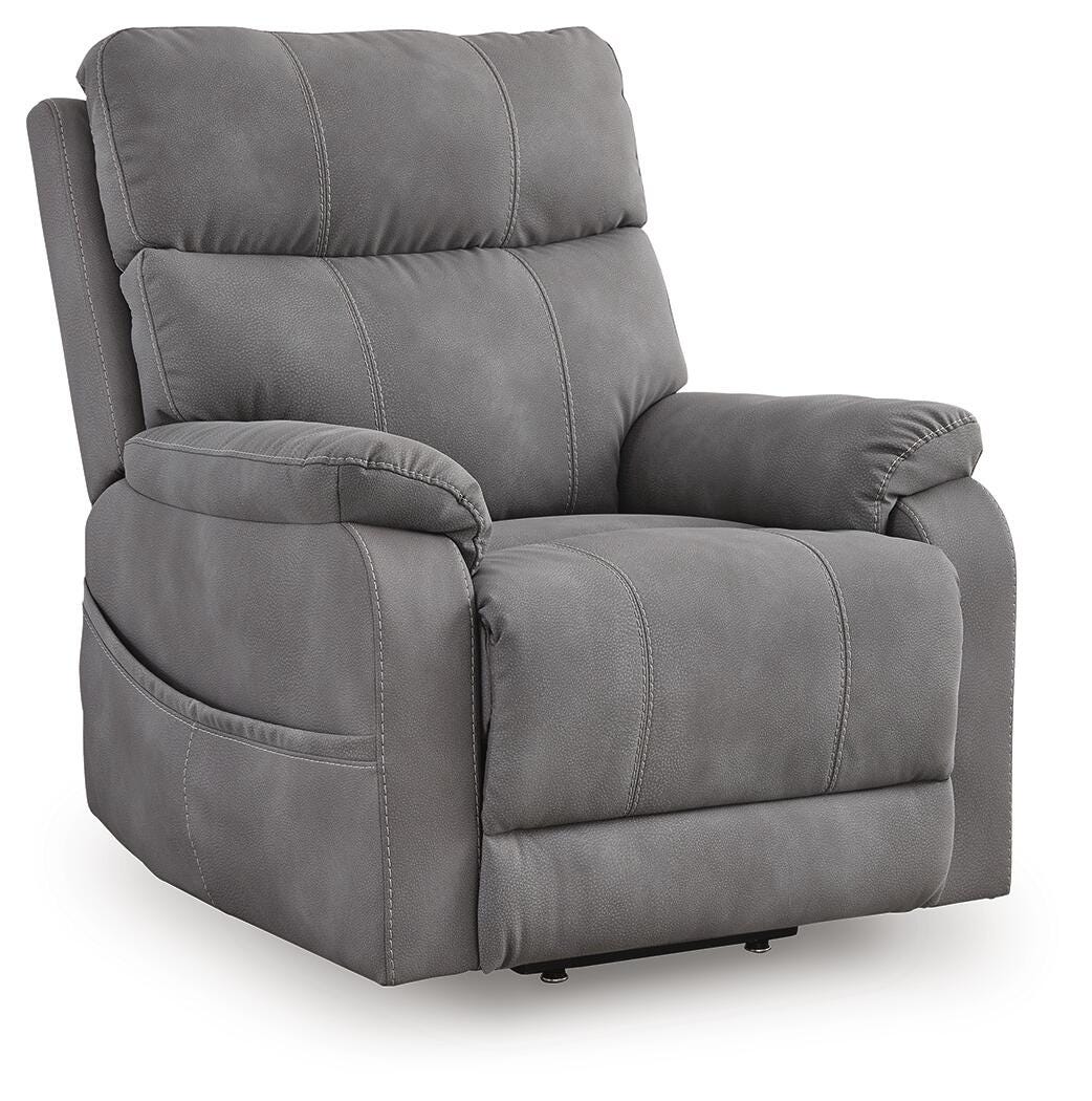 Ernestine Slate Dual Motor Lift Chair - Next Gen Fabric