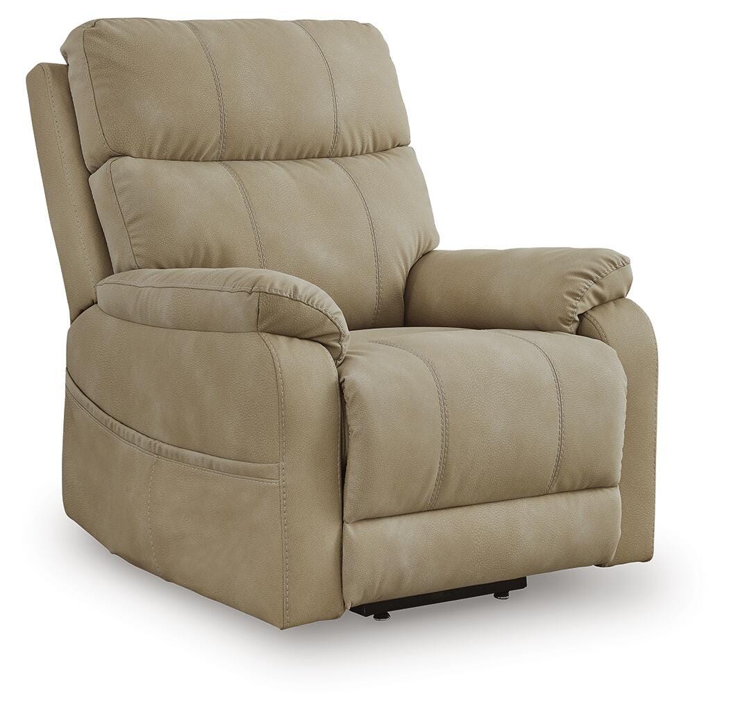 Next-Gen Durapella Sand Power Lift Recliner